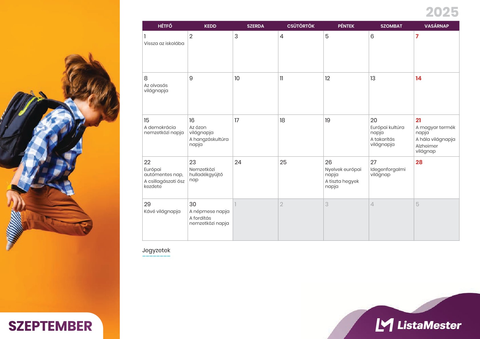 ListaMester-Blog-Jeles Napok - Szeptember