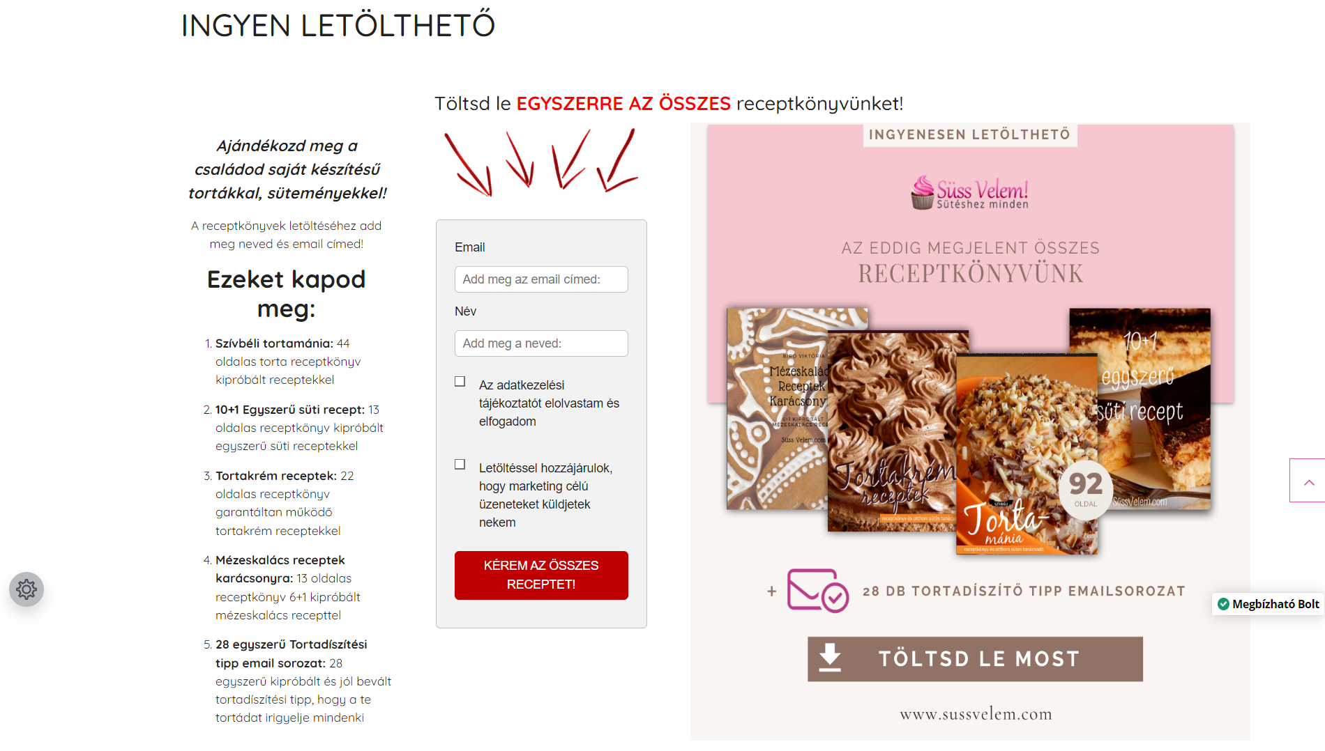 Listamester - Blog - Így rakj össze patent feliratkoztató oldalt (akár minimális szövegírótudással) - sussvelem.hu