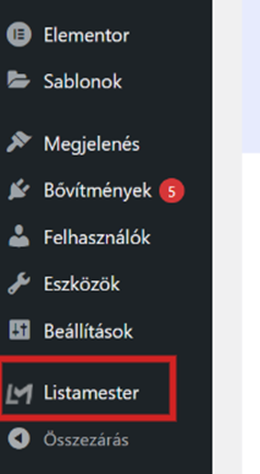 Űrlapok - Űrlapvarázsló - Űrlap beillesztése WP-be - plugin - oldalsáv