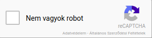 Űrlapok - Űrlapvarázsló - Robotok elleni védelem - látható recaptcha