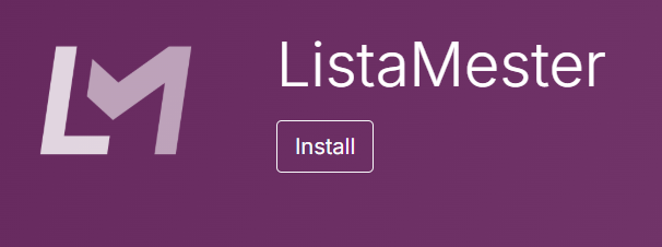 LM - modul install