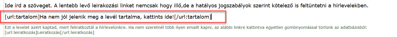 ListaMester - Útmutató - Tartalmi link