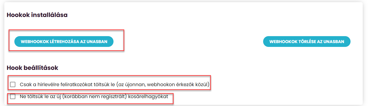 ListaMester - Útmutató - UNAS - hookok installálása