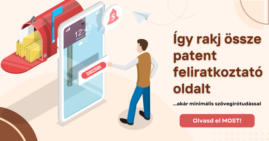 Blog - Így rakj össze patent feliratkoztató oldalt (akár  minimális szövegírótudással) - Sussvelem.hu